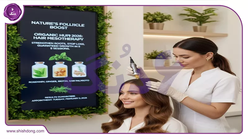 مواد طبیعی مزوتراپی مو برای تقویت فولیکول