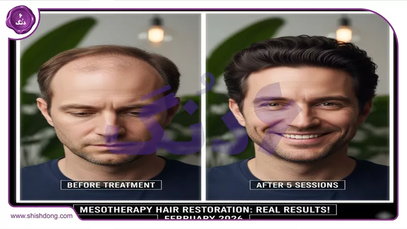 قبل و بعد مزوتراپی مو با نتایج واقعی