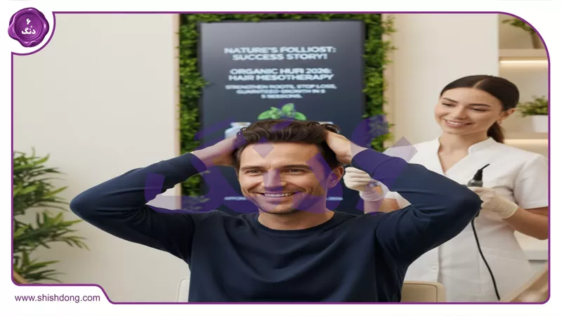 کاربر راضی از مزوتراپی مو طبیعی