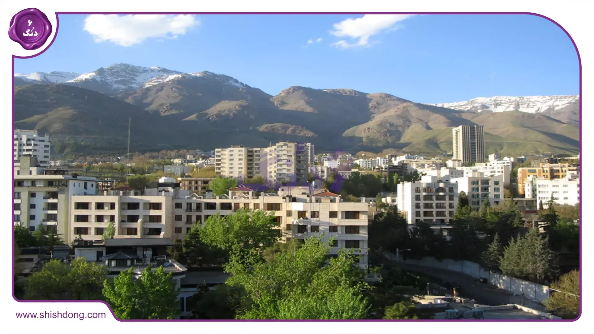 نمای کلی محله حصار بوعلی تهران