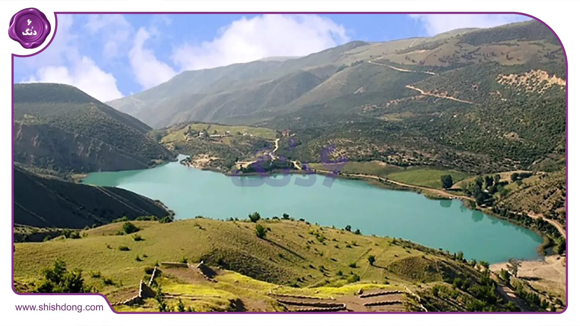 دریاچه ولشت نزدیک جنگل عباس آباد