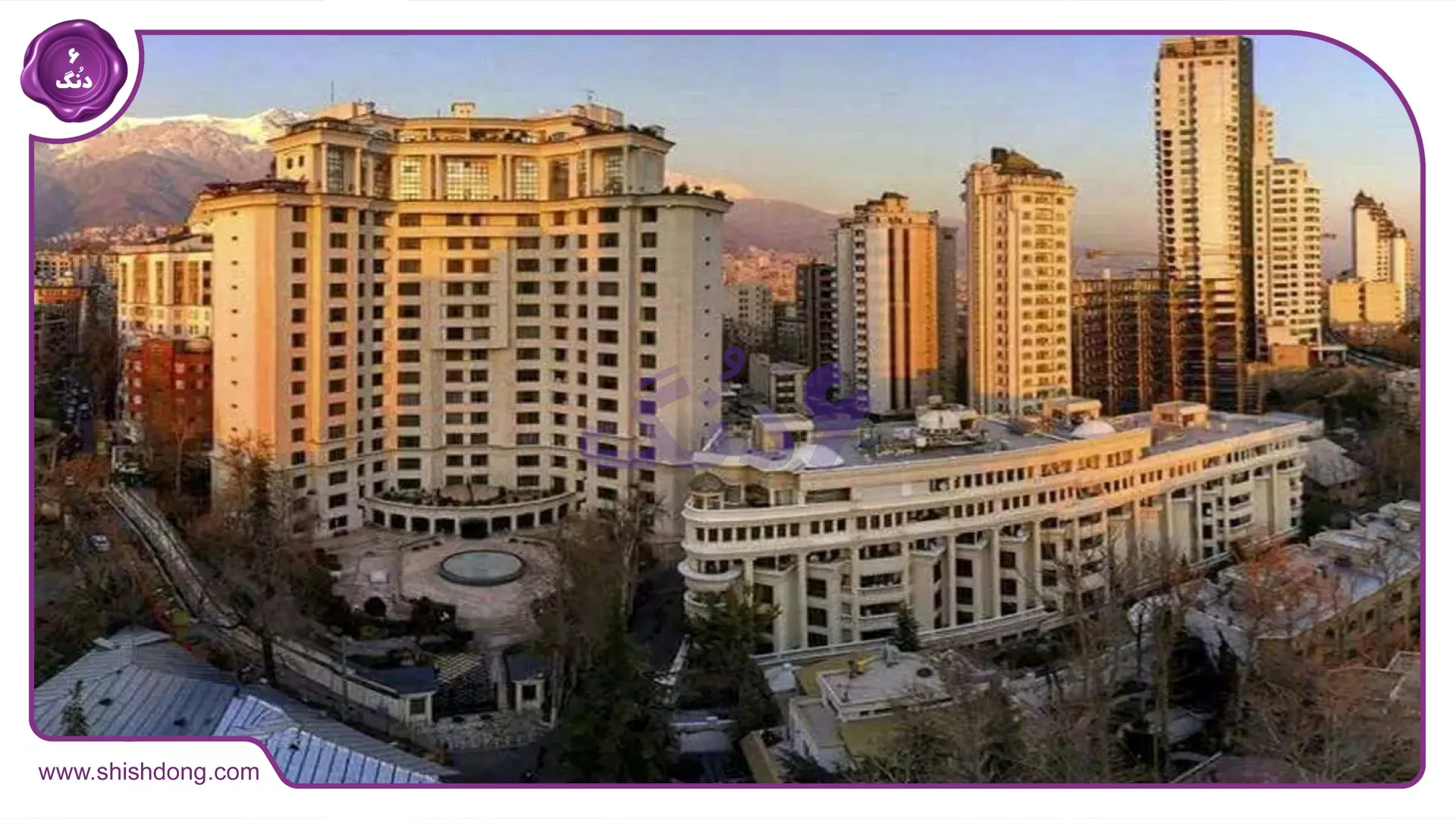نمای لوکس حصار بوعلی نیاوران تهران