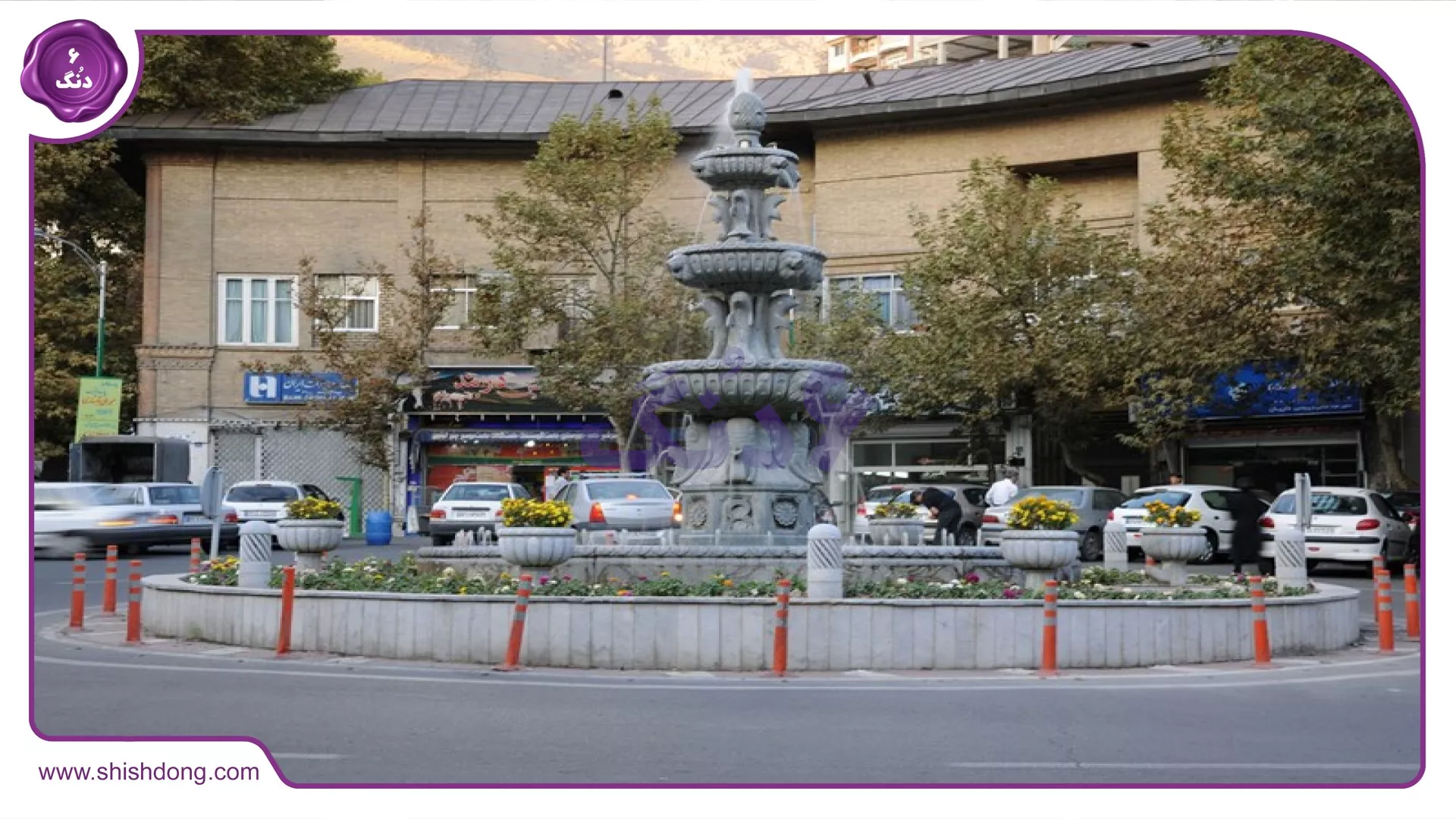 نمای محله دربند تهران