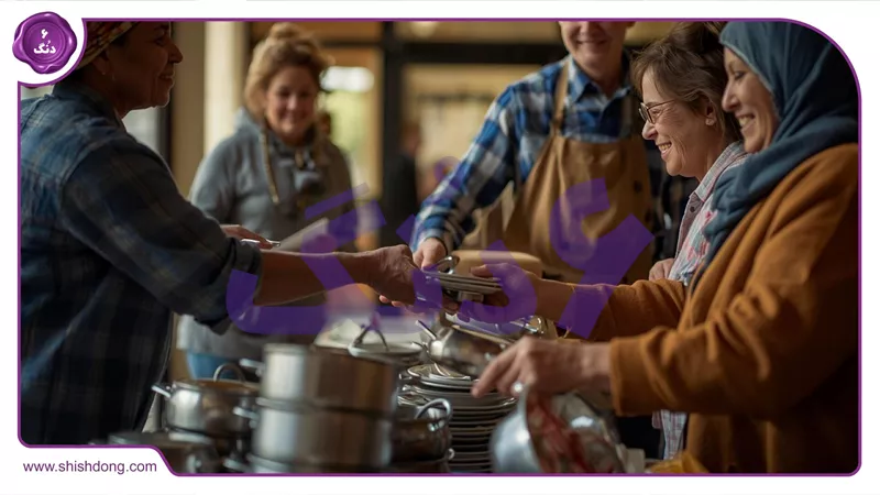 لوازم آشپزخانه برای اهدا به نیازمندان