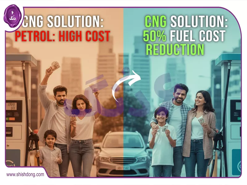 خودرو دوگانه سوز CNG برای صرفه جویی بنزین در ایران