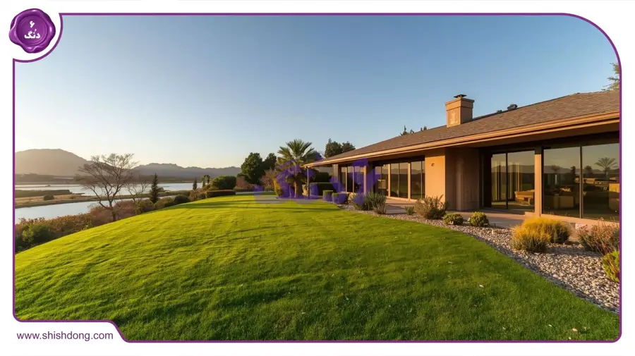 خانه ویلایی در باغ دریاچه اصفهان