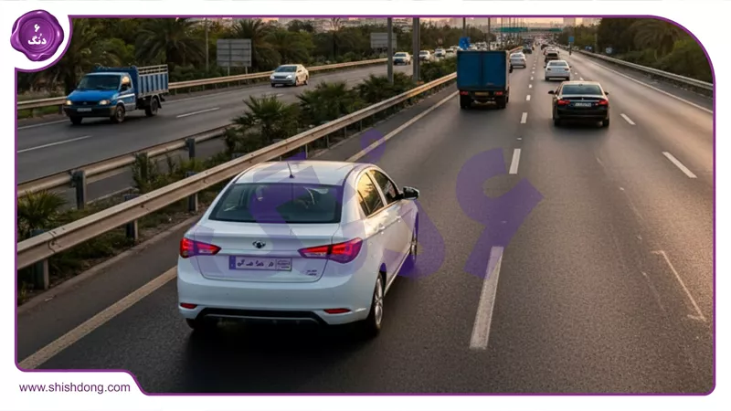 جک JAC J4 در بزرگراه همت تهران