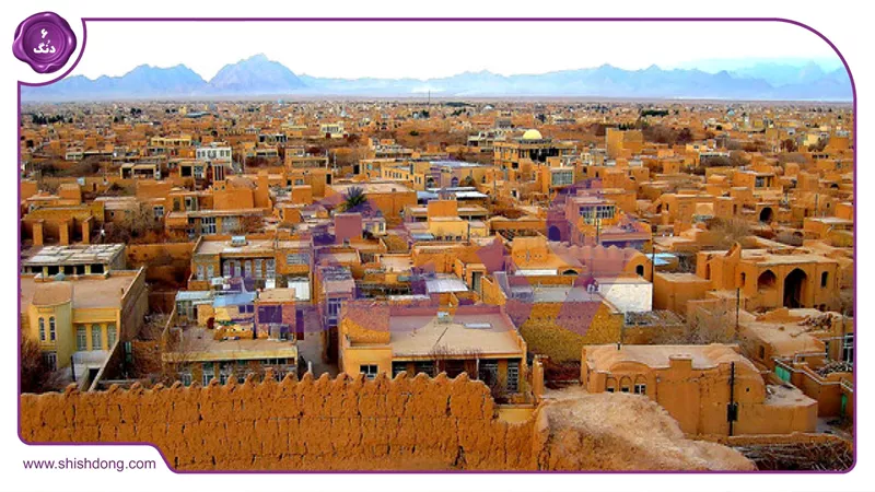 نمایی از شهر میبد با جاهای دیدنی