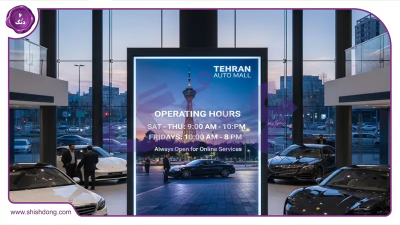 ساعت کار مراکز خرید و فروش خودرو در تهران