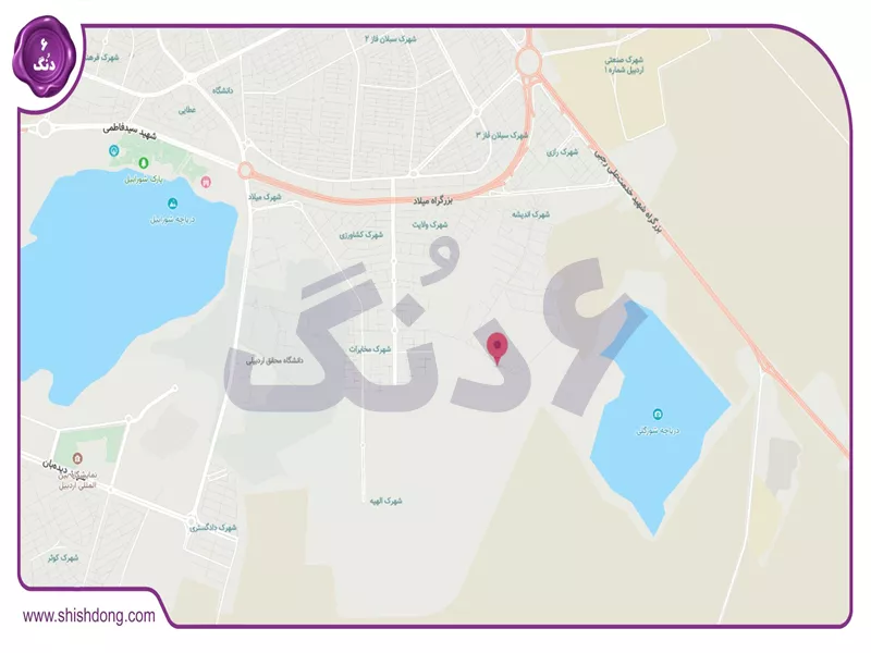 شهرک الهیه اردبیل و موقعیت جغرافیایی