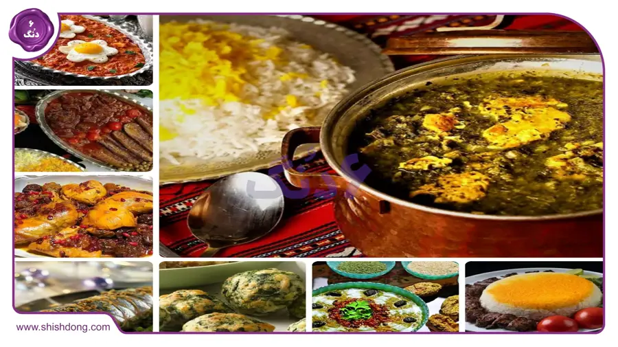 غذاهای مرسوم در خطع شمال ایران