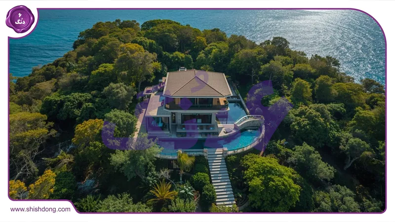 ویلای جنگلی لوکس در رامسر با ویو کوه و دریا برای تعطیلات نوروز ۱۴۰۵