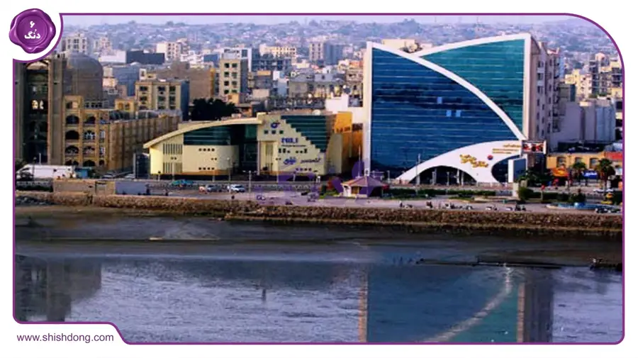 شهر بندرعباس نمای ساحل