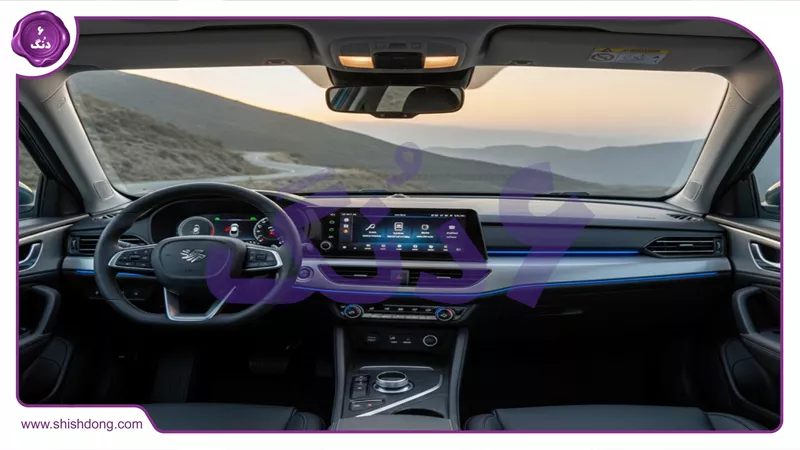 داخل خودرو پارس نوآ سایپا با داشبورد مدرن