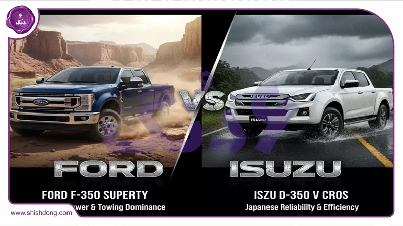 مقایسه وانت سنگین فورد و ایسوزو ۱۴۰۴