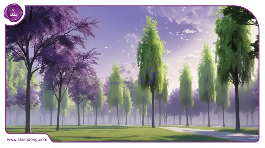 منظره باغ فاتح کرج