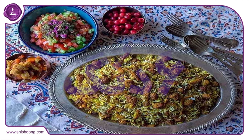 رسم کلم پلو در شیراز، باغ&zwnj;های نوروزی