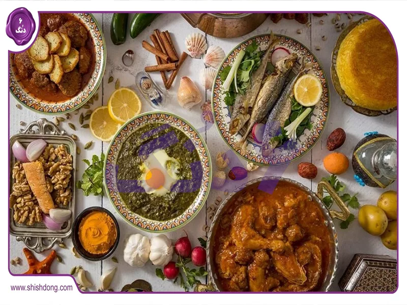 سفره محلی در روستای اسپیلی سیاهکل