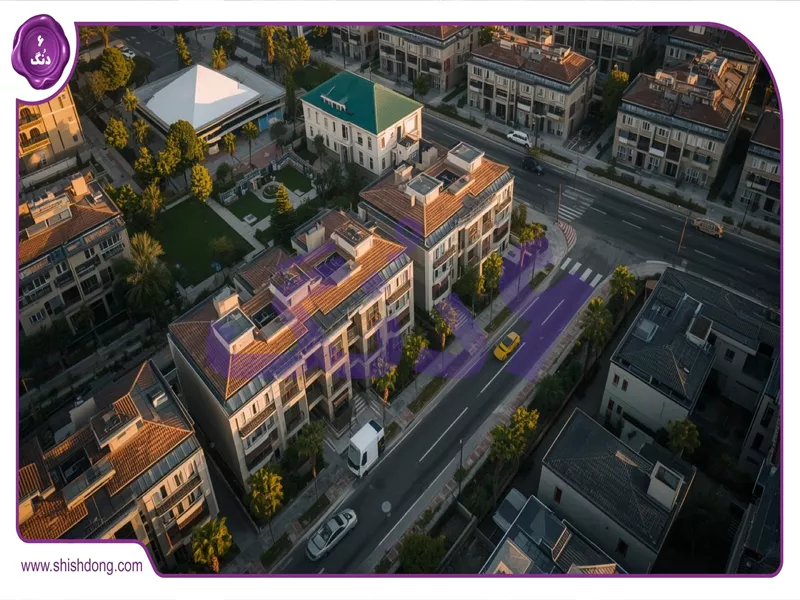 نمایی از محله نواب رشت