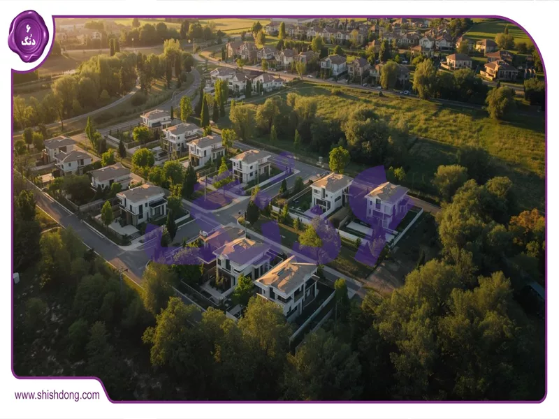 نمایی از محله ی راد رشت