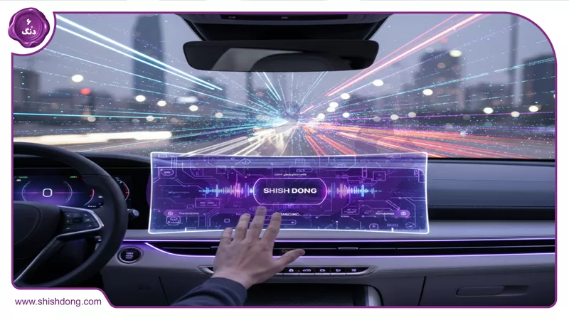 داشبورد خودرو با جستجوی صوتی شیش دنگ