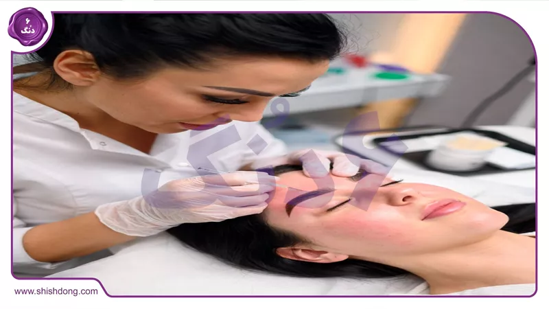 فیبروز ابرو طبیعی قبل و بعد