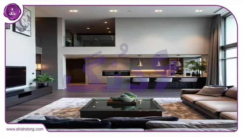 نمای آپارتمان دو خوابه در صادقیه تهران ۱۴۰۴