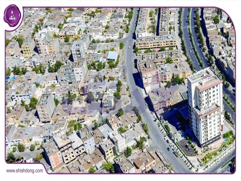 قاسمآباد مشهد: نمایی از محله پرجمعیت