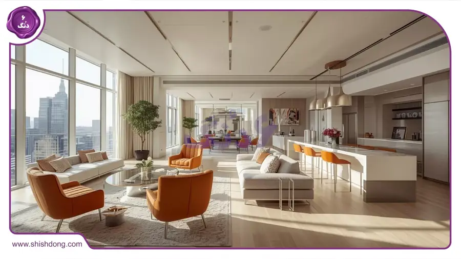 آپارتمان لوکس در بیست وچهار متری اصفهان با منظره خیابان