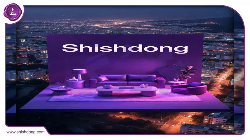 نمایی از سرویس مبلمان راحتی در نشیمن تهرانی