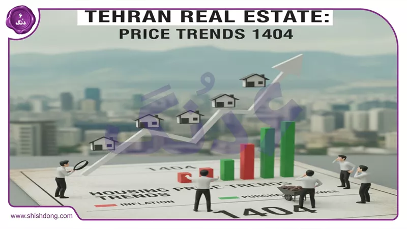 نمودار روندهای قیمت مسکن تهران ۱۴۰۴