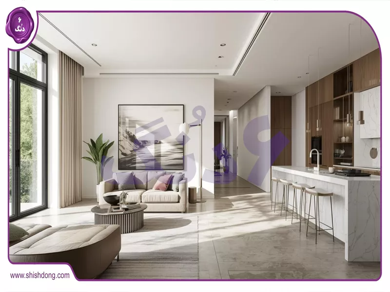 آپارتمان مدرن در حکیم شفائی اول با منظره خیابان&zwnj;های تاریخی