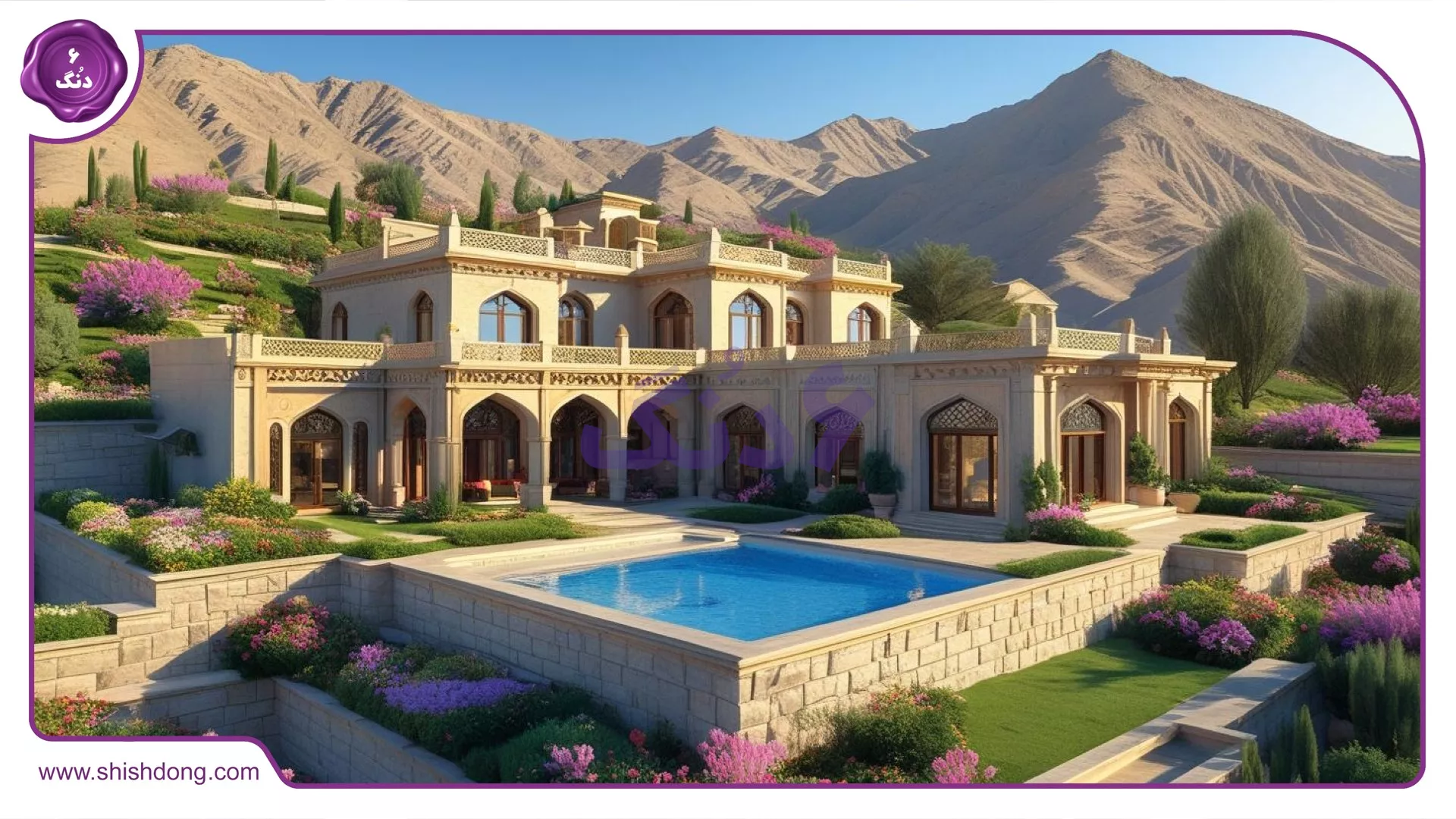 اجاره ویلا در لواسان با منظره کوهستان