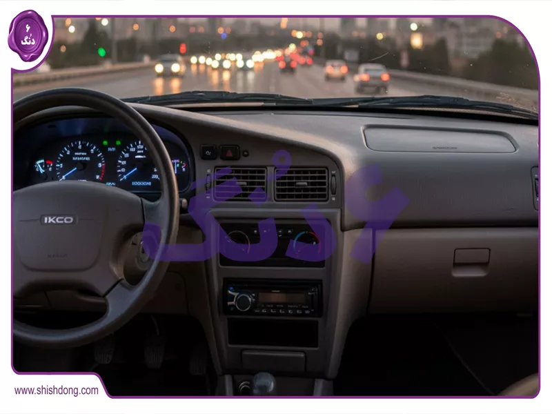 داشبورد سمند LX با نمایشگر فعال جستجوی صوتی شیش دنگ