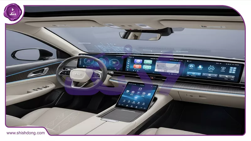 کابین هوشمند خودرو JAC Huawei با HarmonyOS