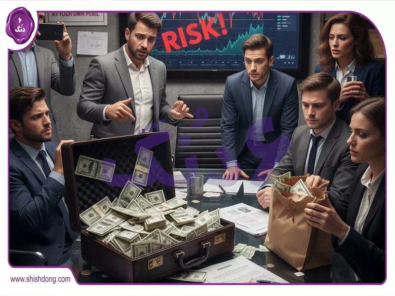 ریسک پرداخت نقدی در بنگاه املاک