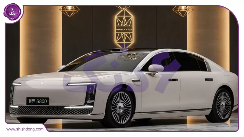 تصویر خودروی الکتریکی لوکس JAC Huawei