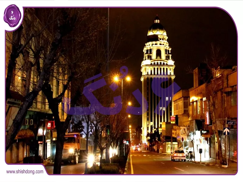 نقشه موقعیت جغرافیایی جردن تهران با آپارتمان در جردن تهران