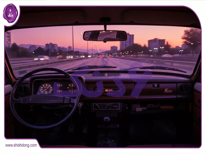 داشبورد پیکان وانت با نمایشگر فعال جستجوی صوتی شیش دنگ