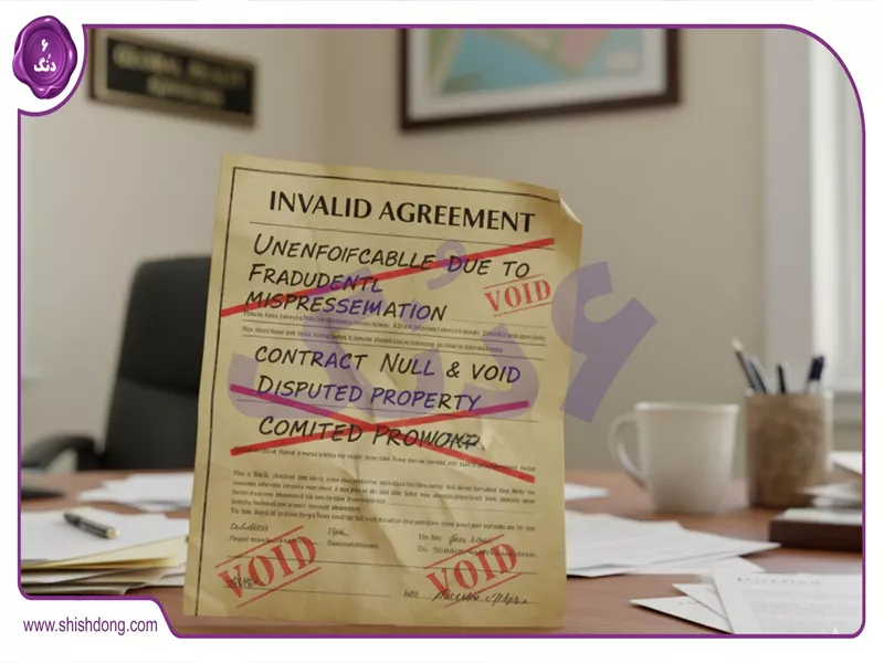 قولنامه بی اعتبار در مشاورین املاک