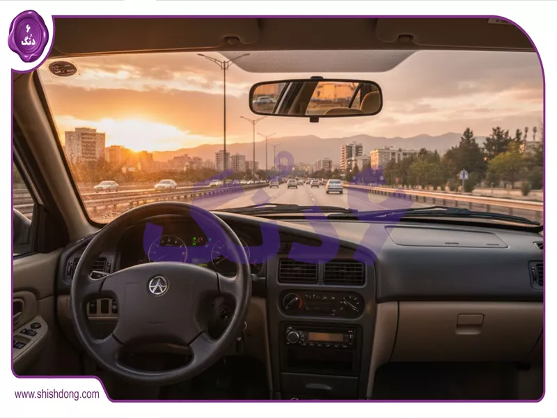 داشبورد سمند سریر با نمایشگر فعال جستجوی صوتی شیش دنگ