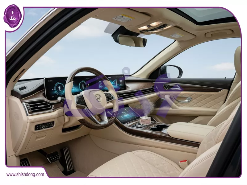 فضای داخلی لوکس Hongqi H9