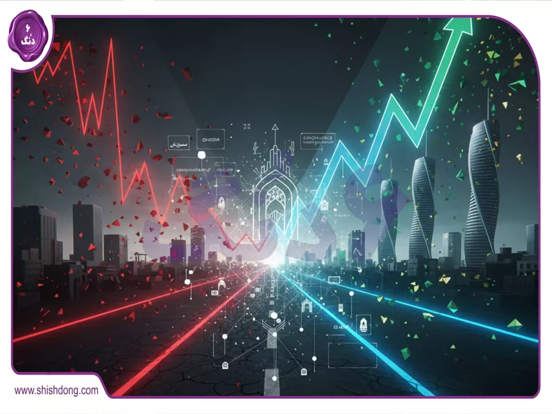 نمودار روند بازار املاک ایران در سال ۱۴۰۴ - تحلیل پیش بینی قیمت مسکن