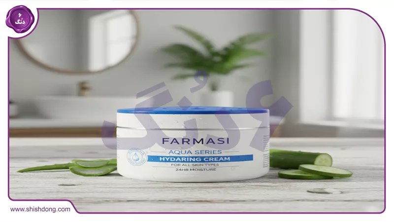 تصویر کرم مرطوب&zwnj;کننده فارماسی برای هیدراته پوست