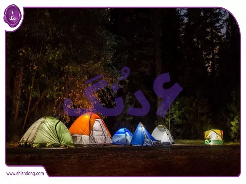 کمپینگ شبانه در اطراف دریاچه نورماس با ستارگان