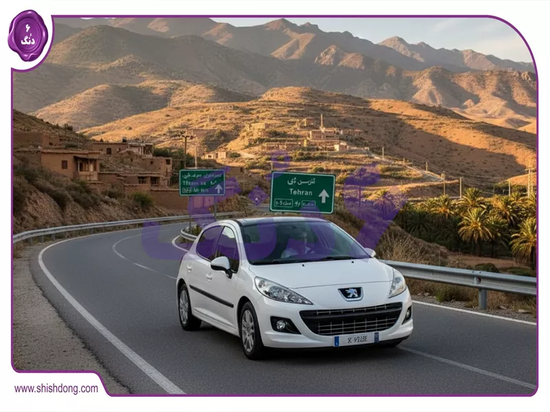 پژو ۲۰۷ پانوراما اتوماتیک TU5P در جادههای ایران