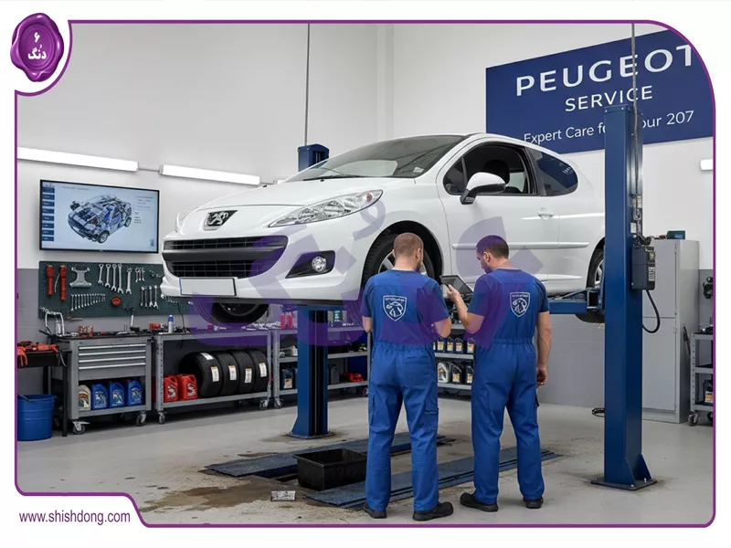 سرویس و نگهداری پژو ۲۰۷