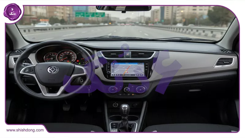 داخل کابین ساینا S سایپا