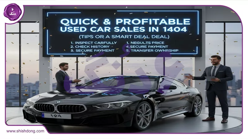 فروش خودرو دست دوم سریع و سودآور در ۱۴۰۴