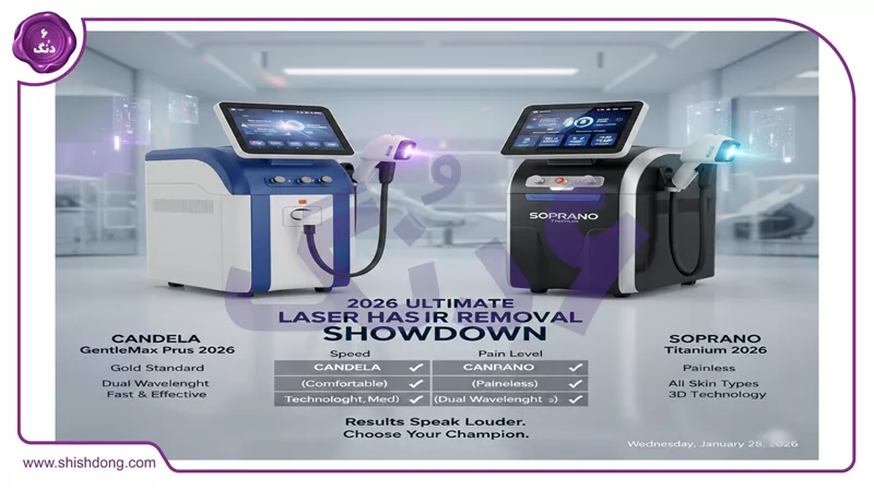 بهترین دستگاه لیزر موهای زائد ۲۰۲۶ مقایسه کندلا سوپرانو الکس